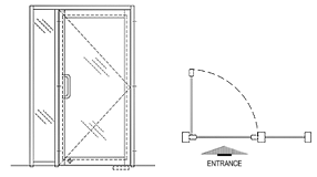 Certified Fire-Resistant Glass Door