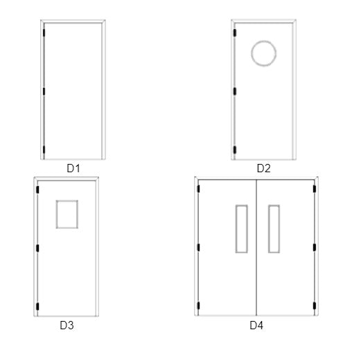 Certified Fire-Resistant Stainless Steel Doors